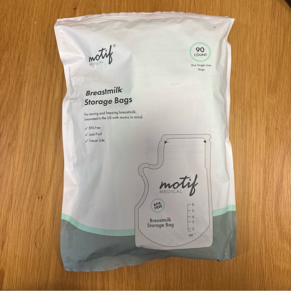 Motif milk storage bags new 8oz single use bags baby